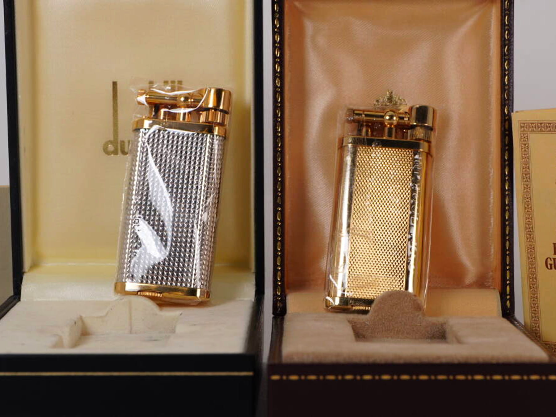 dunhill ダンヒル ガスライター 2点セット 箱・冊子付 現状品