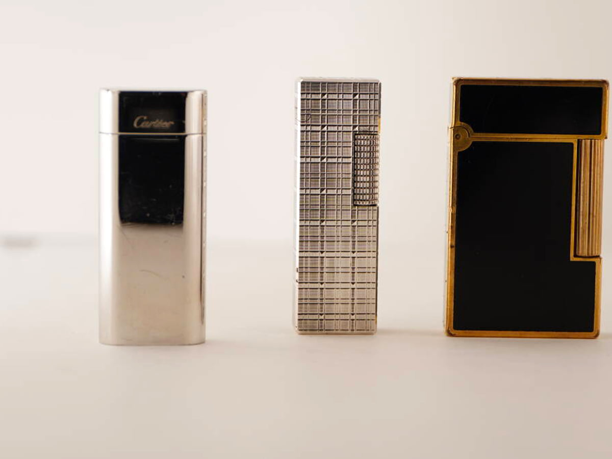 Cartier カルティエ・S.T.Dupont デュポン表記 ガスライター 3点 本体のみ ジャンク品
