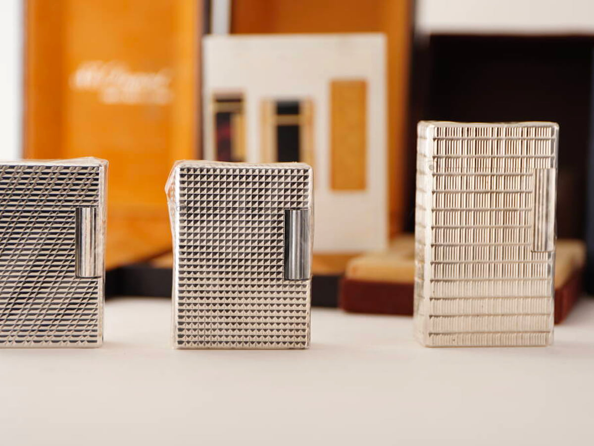 S.T.Dupont デュポン表記 ライン1タイプ ガスライター 3点 ケース・箱類付 ジャンク品