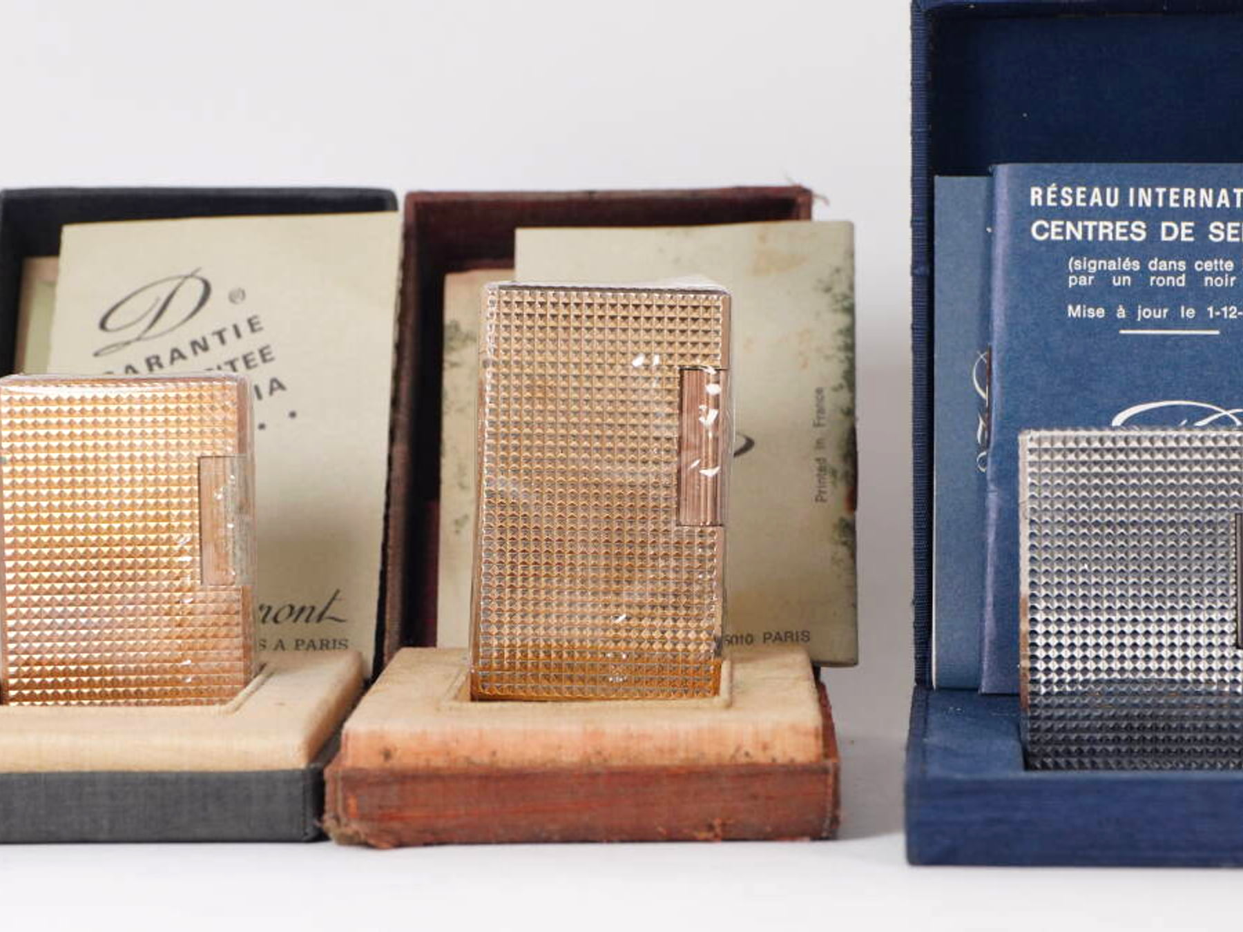S.T.Dupont デュポン ライター 3点セット L1系 大小号含む 着火未確認 現状品