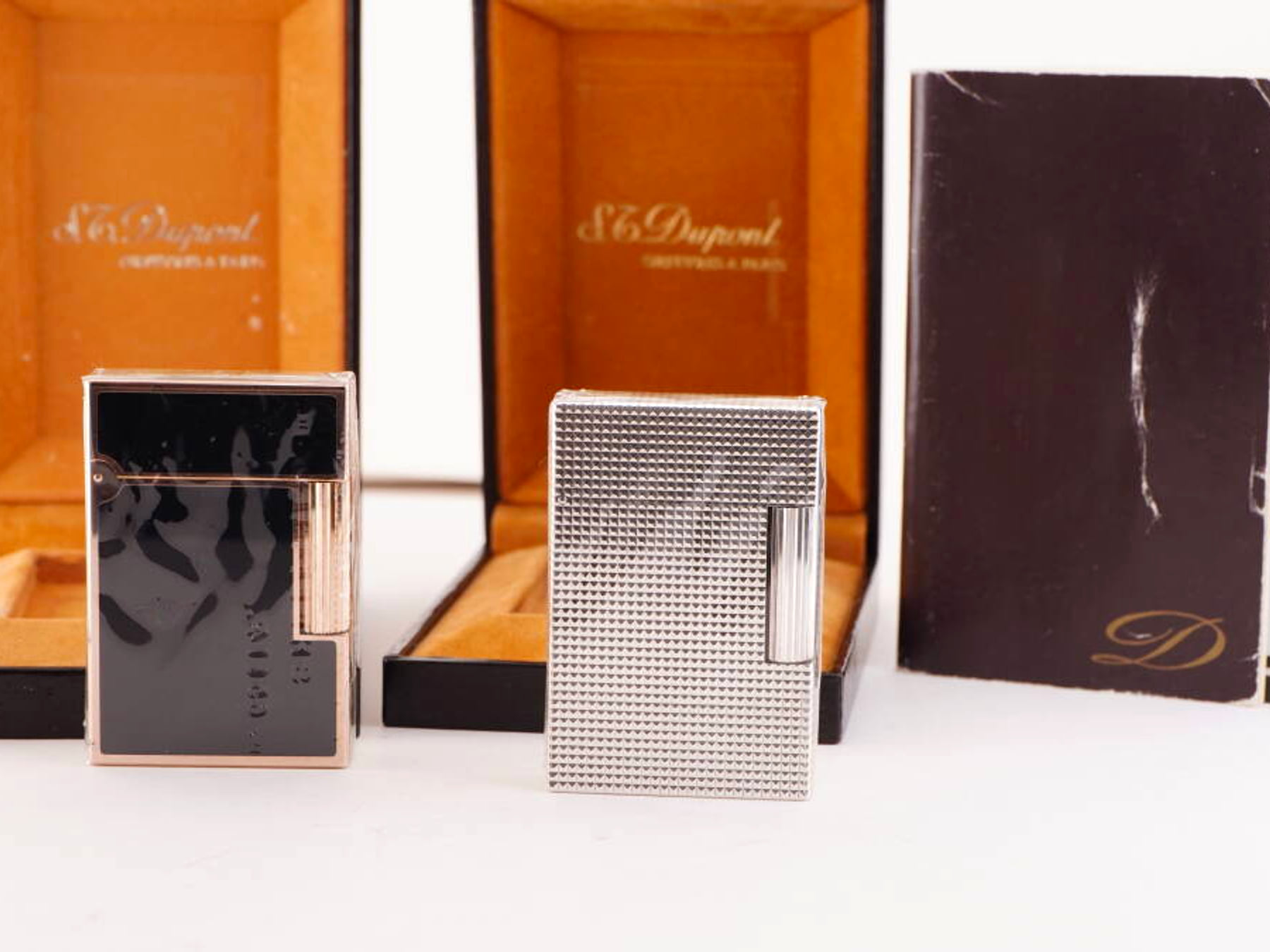 S.T.Dupont表記 ライン2と思われるライター 2点 箱・書類付き 未確認 ジャンク品 · plate 10