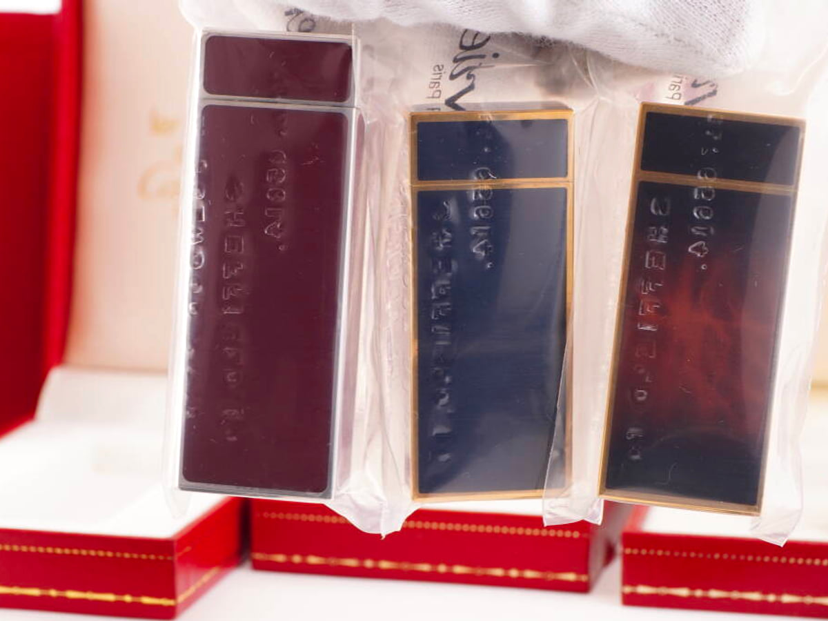 must de Cartier表記 ライター 3点 色違い 箱・書類付き 未確認 ジャンク品