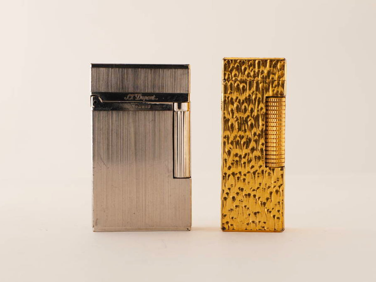 S.T.Dupont デュポン dunhill ダンヒル ガスライター 2点セット
