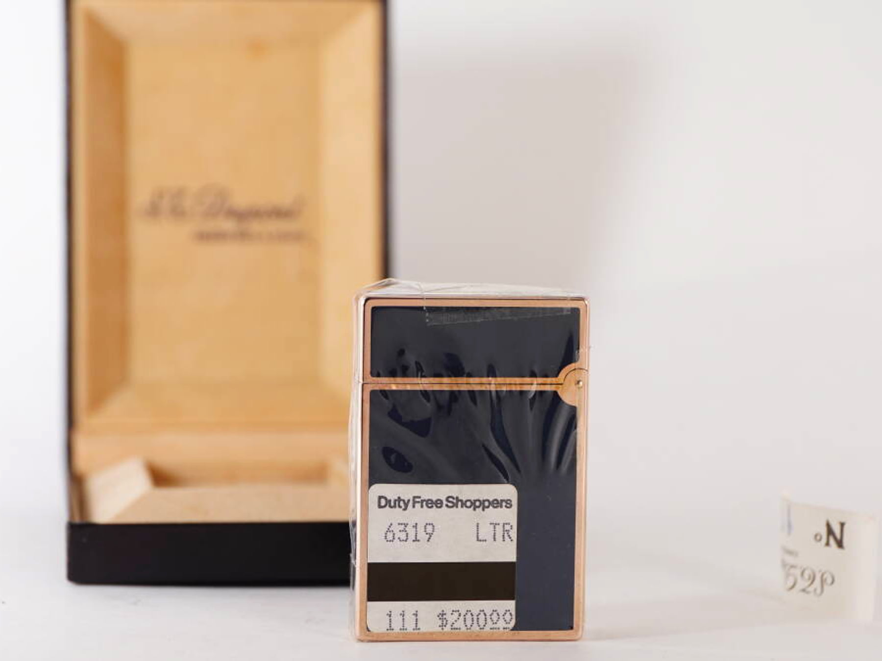 S.T. Dupont エス・テー・デュポン デュポン L2 中号 ガスライター ネイビー系 ラッカー調 ケース付 · plate 3