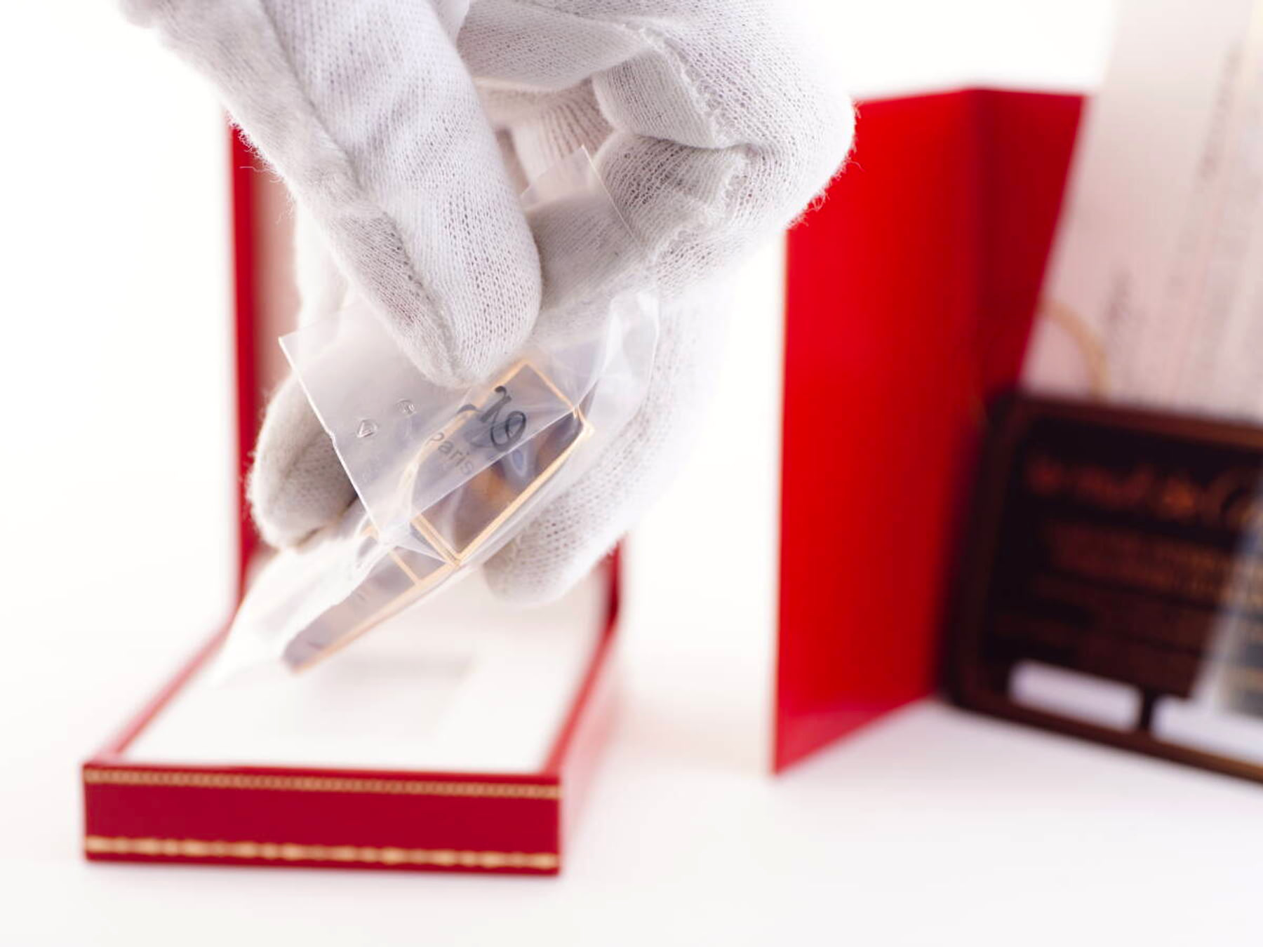 Cartier カルティエ表記 五角形 ガスライター ケース・カード付 ジャンク品 · plate 6