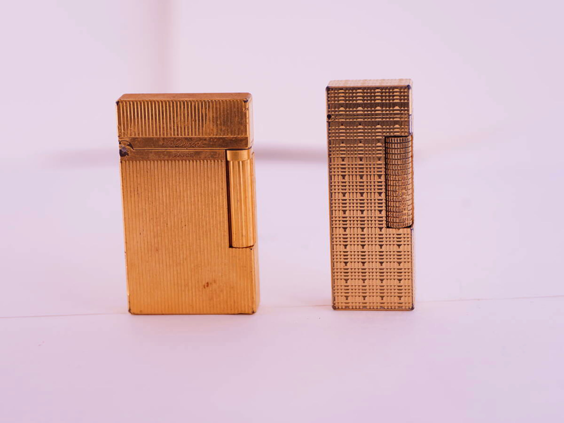 S.T.Dupont デュポン・dunhill ダンヒル表記 ガスライター 2点 本体のみ ジャンク品 · plate 8