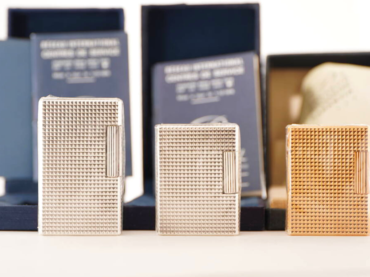 S.T.Dupont デュポン表記 ライン1タイプ ガスライター 3点 ケース・書類付 ジャンク品