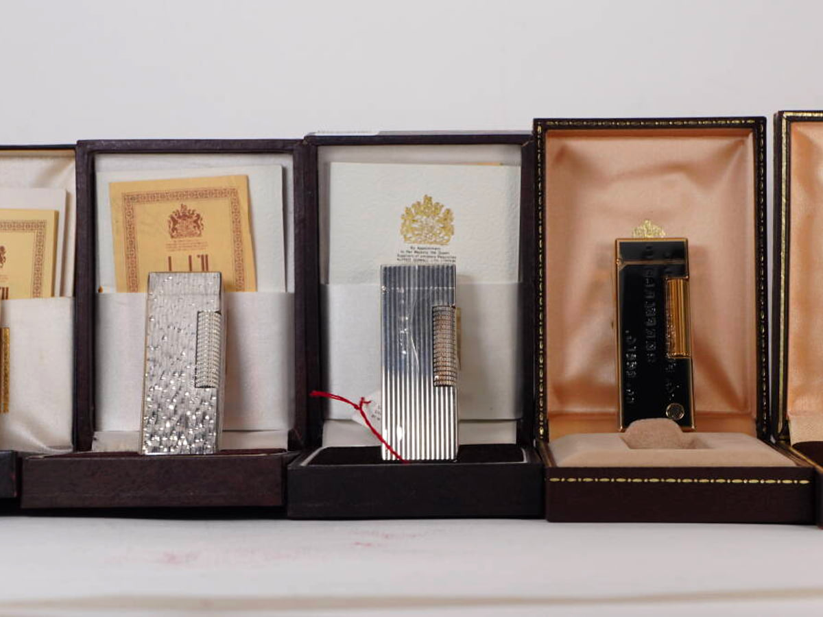 dunhill ダンヒル ガスライター 5点セット ケース・冊子付 現状品