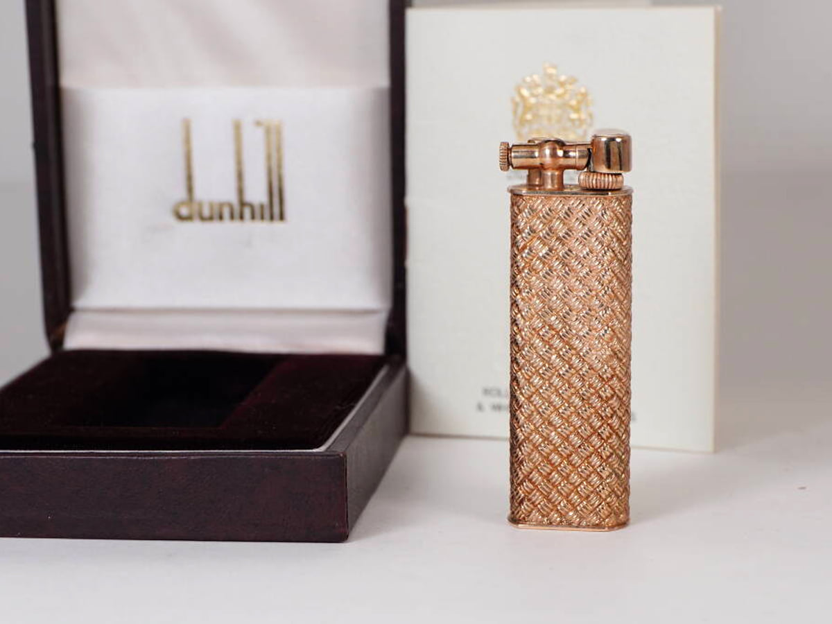 dunhill ダンヒル ガスライター 重量54.5g 喫煙具 動作未確認 現状品