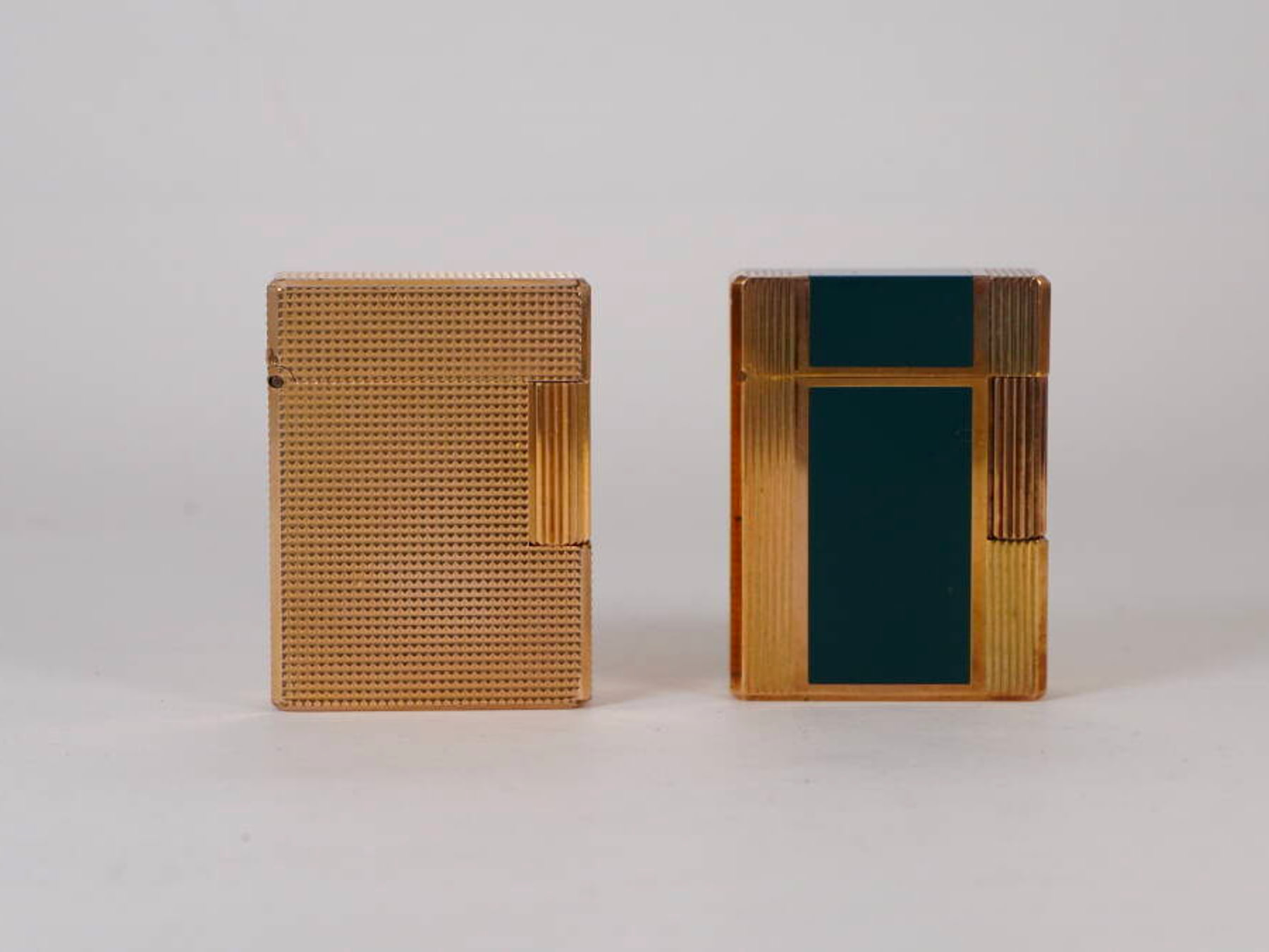 S.T.Dupont エス・テー・デュポン ガスライター ライン1系 小型 2点セット 現状品