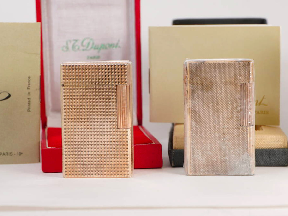 S.T.Dupont デュポン ガスライター 2点セット L1系 ラージサイズ 箱付 現状品