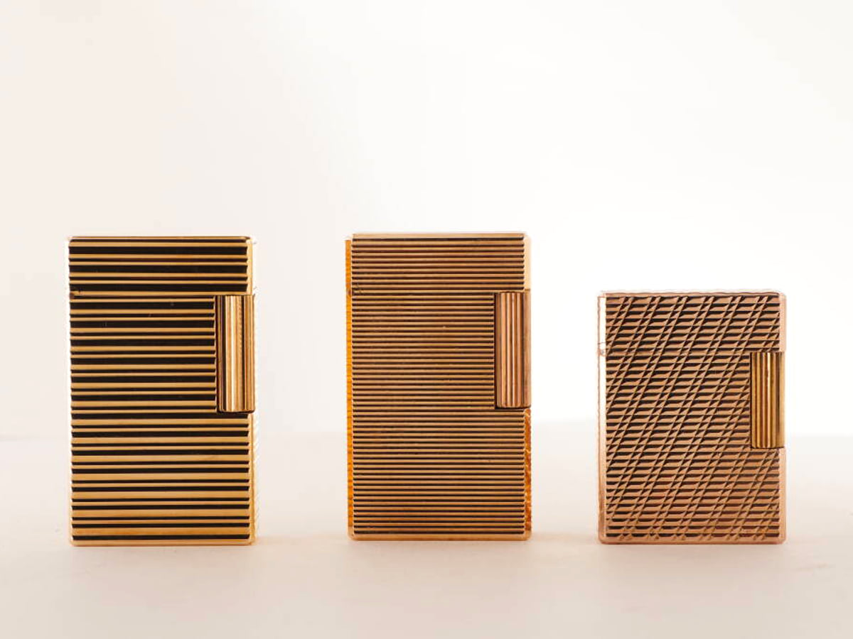 S.T.Dupont デュポン表記 ライン1タイプ ガスライター 3点 本体のみ ジャンク品