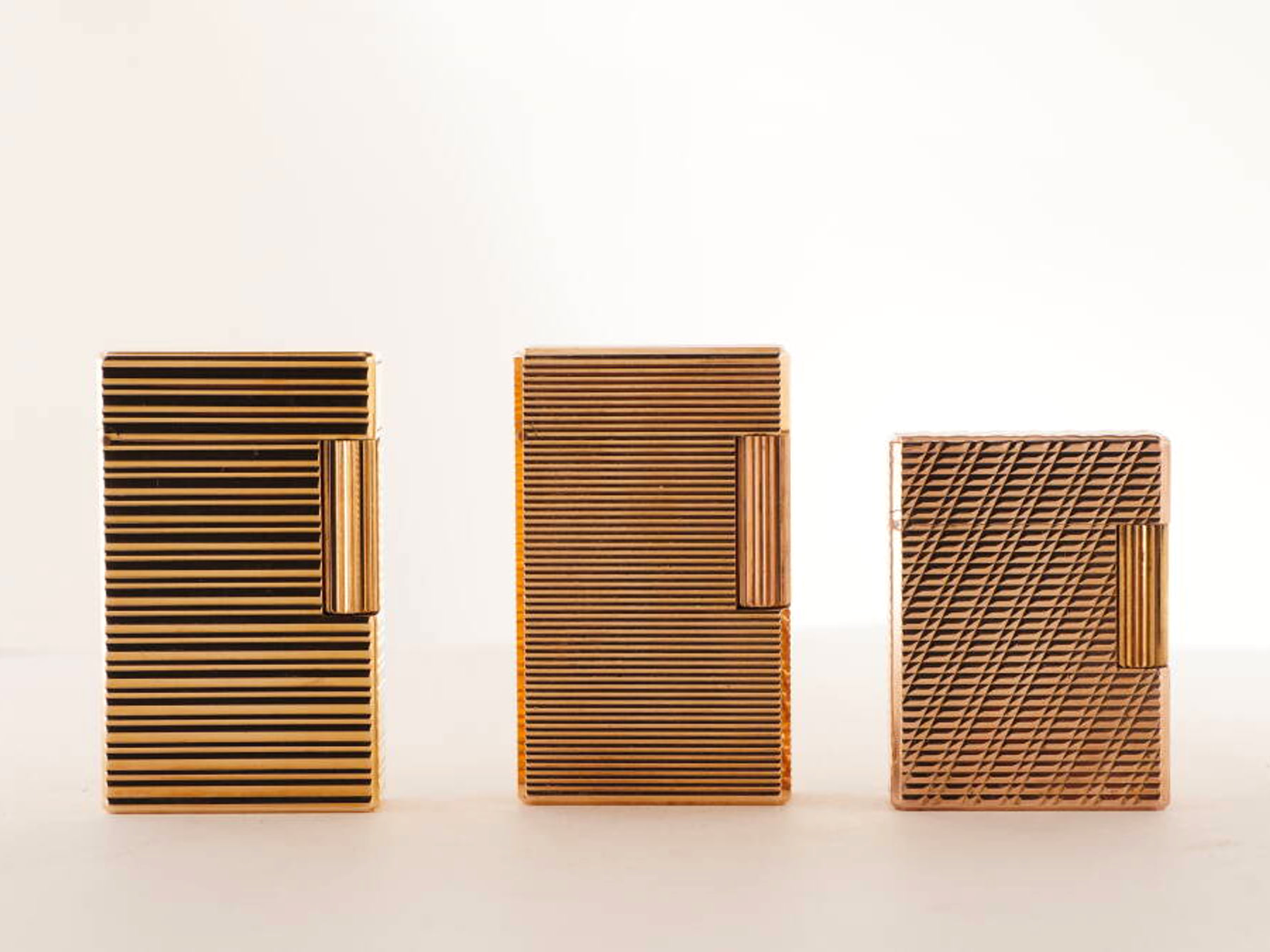S.T.Dupont デュポン表記 ライン1タイプ ガスライター 3点 本体のみ ジャンク品