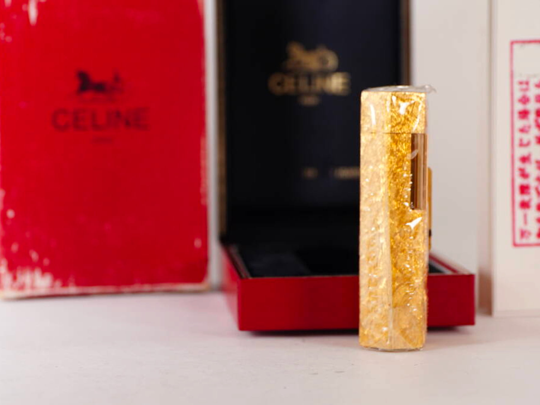 CELINE セリーヌ ガスライター 1点 原箱付 ゴールドカラー 現状品 · plate 3
