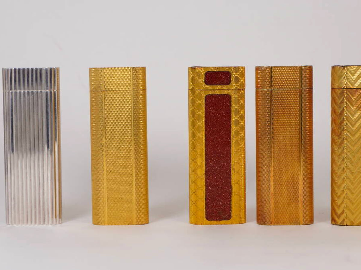 Cartier カルティエ ガスライター ゴールドカラー シルバーカラー 5点セット