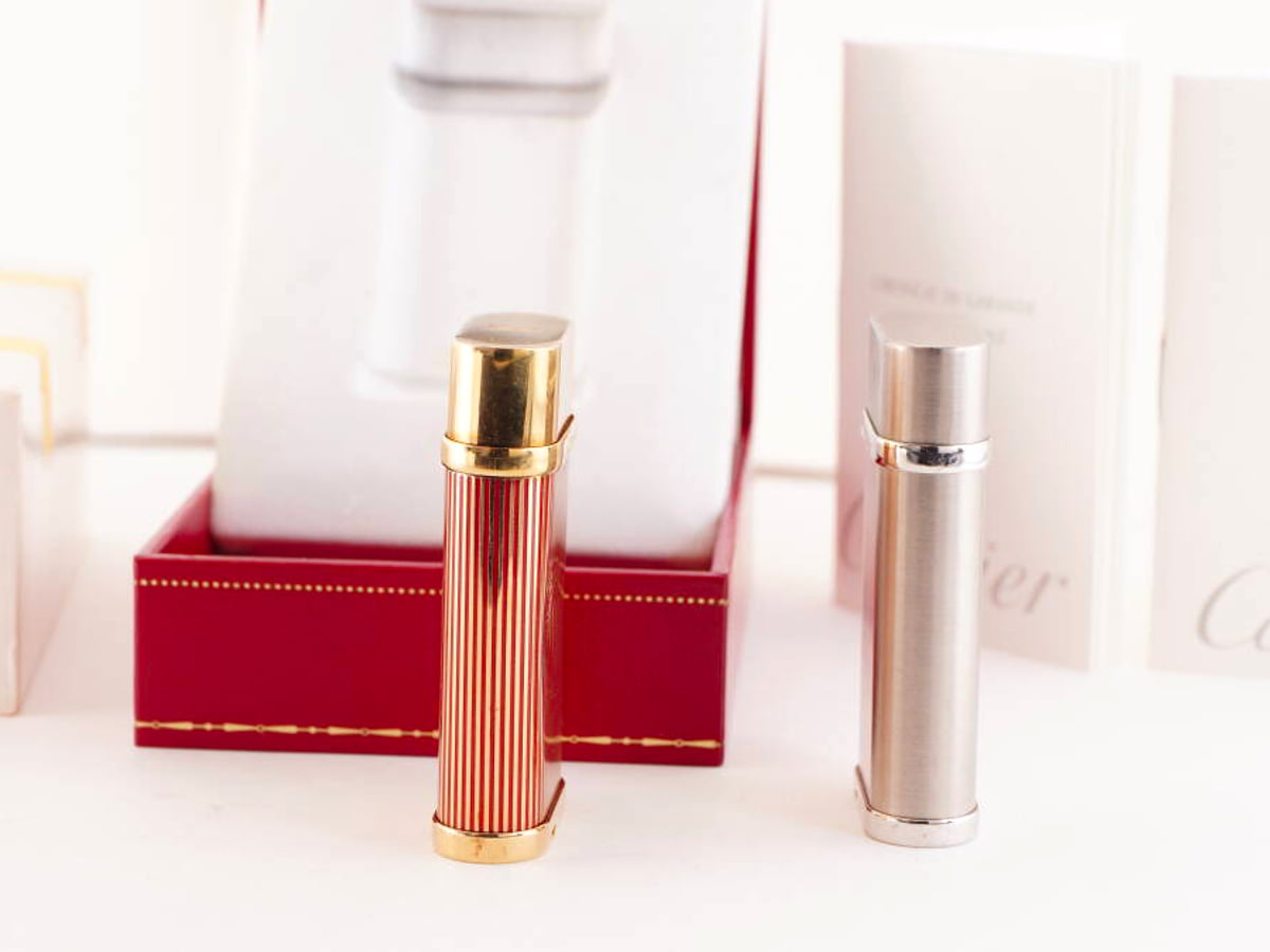 Cartier表記 ライター 2点まとめ 箱類付き 未確認 ジャンク品